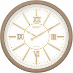 ساعت دیواری شوبرت مدل گارنت رنگ بژ کد 5255